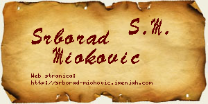 Srborad Mioković vizit kartica